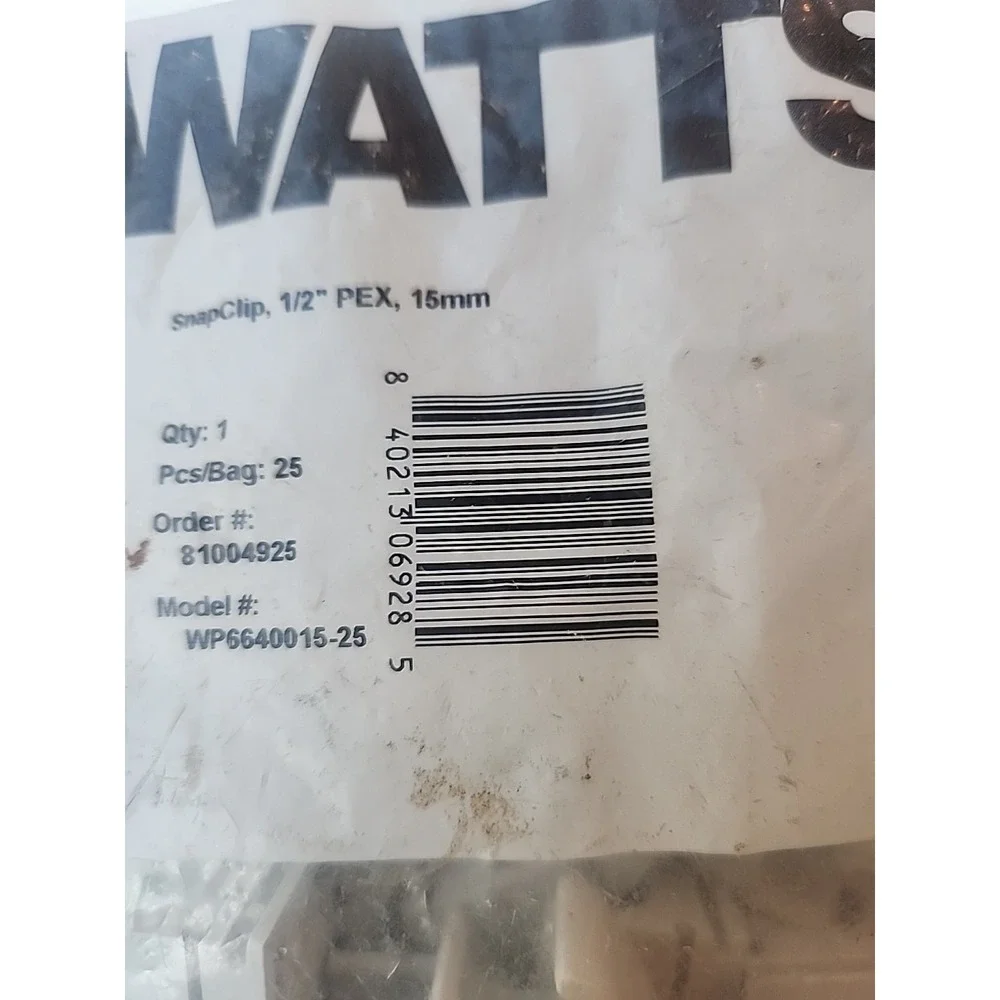 Watts Snapclip 1/2